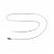 Collier N&deg;06-00 en acier inoxydable maille for&ccedil;at de 46 cm