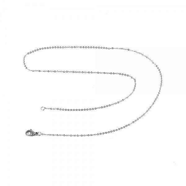 Collier N&deg;06-00 en acier inoxydable maille for&ccedil;at de 46 cm