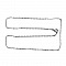 Collier N&deg;06-01 en acier inoxydable maille for&ccedil;at de 45.5 cm