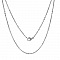 Collier N&deg;06-01 en acier inoxydable maille for&ccedil;at de 45.5 cm