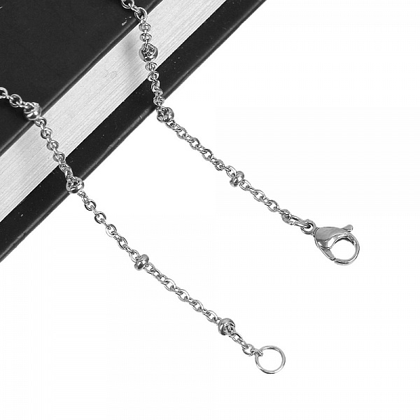 Collier N&deg;06-02 en acier inoxydable maille for&ccedil;at de 50 cm