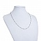 Collier N&deg;06-02 en acier inoxydable maille for&ccedil;at de 50 cm