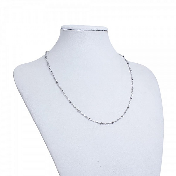 Collier N&deg;06-02 en acier inoxydable maille for&ccedil;at de 50 cm