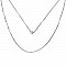 Collier N&deg;06-03 en acier inoxydable maille for&ccedil;at de 50 cm