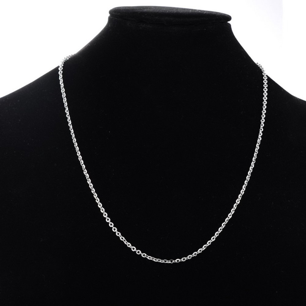 Collier N&deg;06-04 en acier inoxydable maille for&ccedil;at de 45 cm