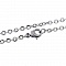 Collier N&deg;06-04 en acier inoxydable maille for&ccedil;at de 45 cm