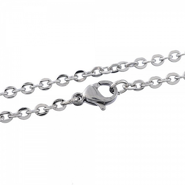 Collier N&deg;06-05 en acier inoxydable maille for&ccedil;at de 60 cm