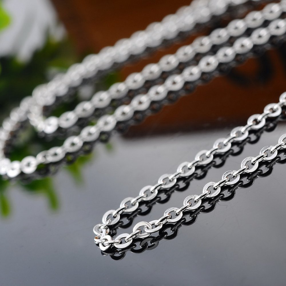 Collier N&deg;06-06 en acier inoxydable maille for&ccedil;at de 70 cm