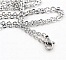 Collier N&deg;08 en acier inoxydable 70 cm
