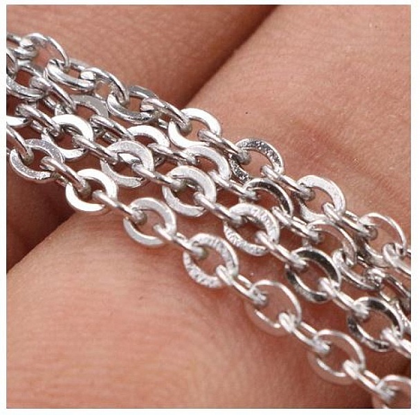 Collier N&deg;08 en acier inoxydable 50 cm