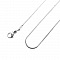 Collier N&deg;09 en acier inoxydable maille serpent de 51 cm