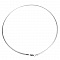 Collier N&deg;10 en acier inoxydable maille rectangle de 45 cm