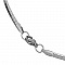 Collier N&deg;10 en acier inoxydable maille rectangle de 45 cm
