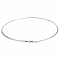 Collier N&deg;10 en acier inoxydable maille rectangle de 45 cm