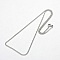Collier N&deg;14 en acier inoxydable 50 cm Argent