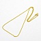 Collier N&deg;15 en acier inoxydable 45 cm Dor&eacute;