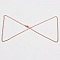 Collier N&deg;15 en acier inoxydable 45 cm Dor&eacute; Ros&eacute;
