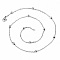 Collier N&deg;17 en acier inoxydable maille For&ccedil;at 45.5 cm