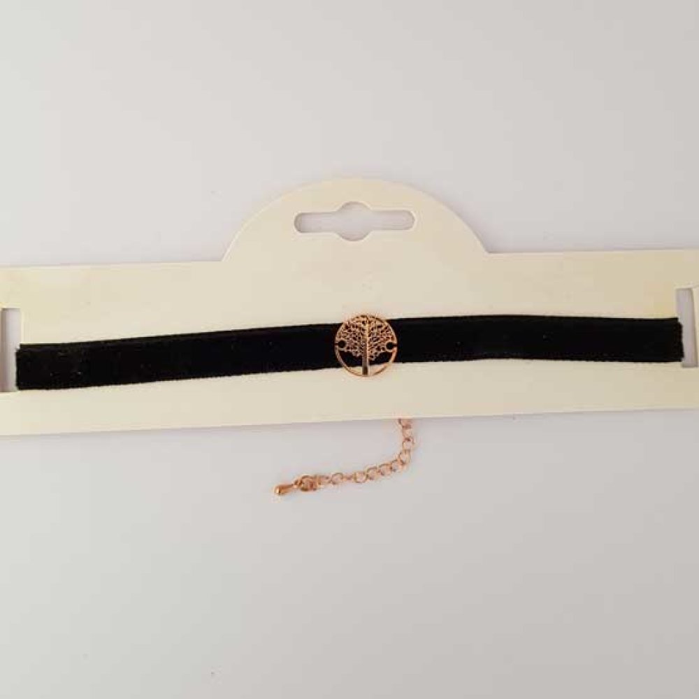 Collier Ras De Cou Velours Noir N&deg;02