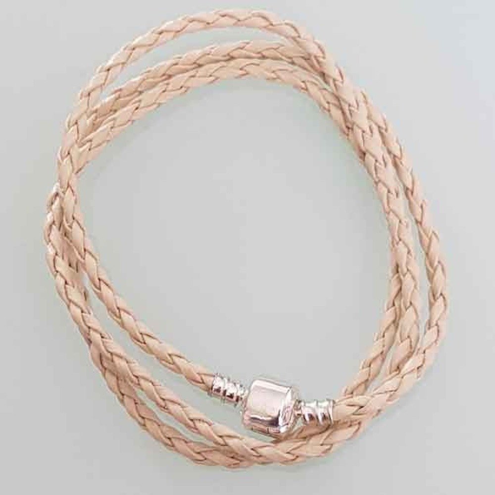 Collier tress&eacute; 58cm N&deg;01