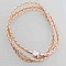 Collier tress&eacute; 58cm N&deg;01