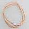 Collier tress&eacute; 58cm N&deg;01