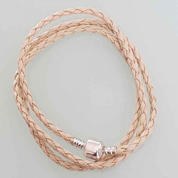 Collier tress&eacute; 58cm N&deg;01