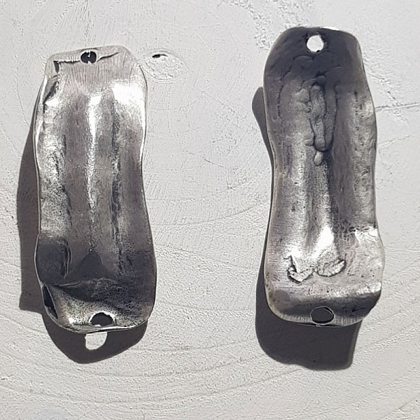 Connecteur 04 mm en Zamak N&deg;04 Argent