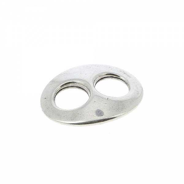 Connecteur 10 mm en Zamak N&deg;01 Argent