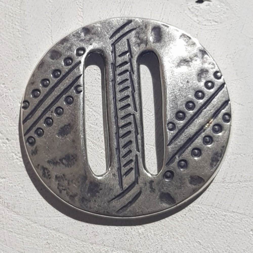 Connecteur Rond en Zamak N&deg;01 Argent