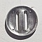 Connecteur Rond en Zamak N&deg;01 Argent