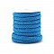 Corde polyester Regaliz 4 x 7 mm Turquoise
