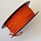 Cordon Rond Tress&eacute; 2 mm Orange N&deg;04