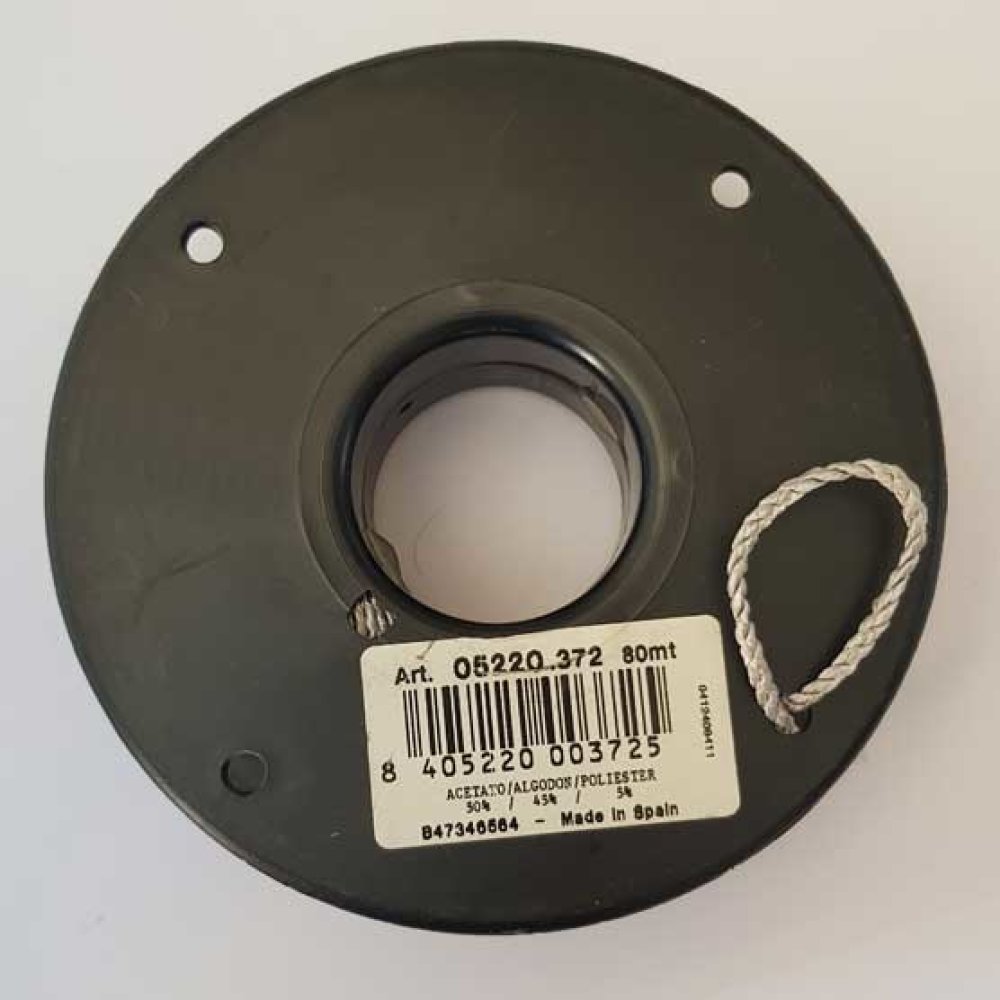 Cordon Rond Tress&eacute; 2 mm Gris Clair N&deg;05