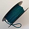 Cordon Rond Tress&eacute; 2 mm Bleu N&deg;07