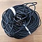 Cordon rond cuir lisse Noir 3.2 mm au centim&egrave;tre