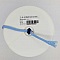 Cordon tress&eacute; 06 mm Bleu ciel x 1 m&egrave;tre