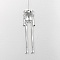 Corps de poup&eacute;e en m&eacute;tal couleur Argent 12.5 cm