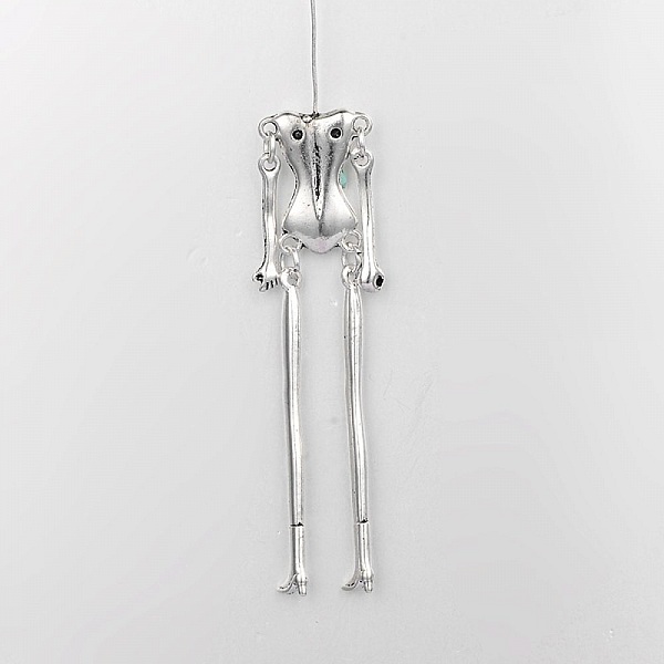 Corps de poup&eacute;e en m&eacute;tal couleur Argent 12.5 cm