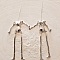 Corps de poup&eacute;e en m&eacute;tal couleur Argent 9 cm