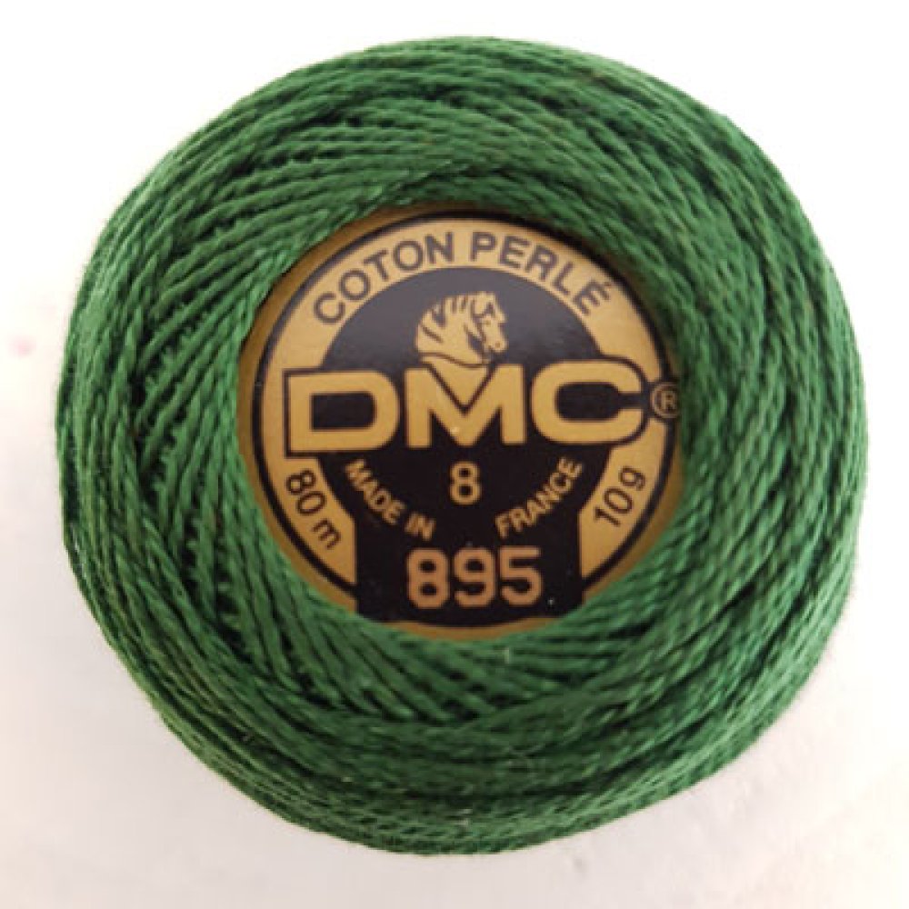 Coton perl&eacute; &agrave; broder, en bobine, DMC N&deg; 8 - 10 g