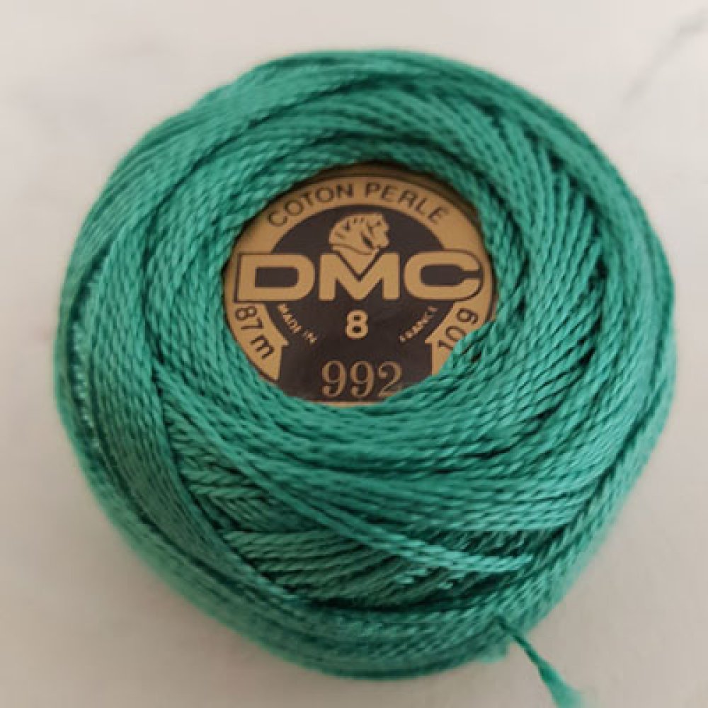 Coton perl&eacute; &agrave; broder, en bobine, DMC N&deg; 8 - 10 g
