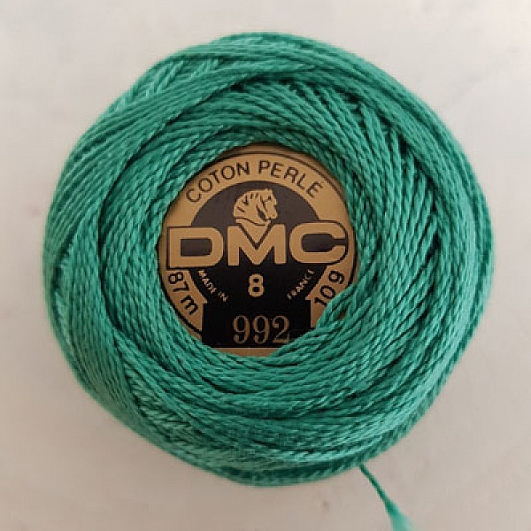 Coton perl&eacute; &agrave; broder, en bobine, DMC N&deg; 8 - 10 g