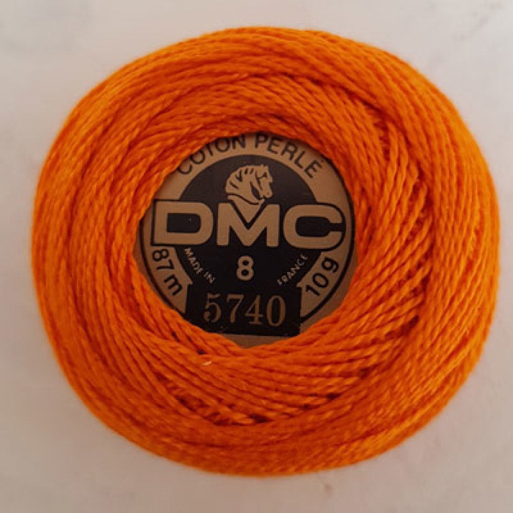 Coton perl&eacute; &agrave; broder, en bobine, DMC N&deg; 8 - 10 g