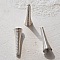 Coupelle C&ocirc;ne calotte Spirale N&deg;01 X 2 Pi&egrave;ces Argent.