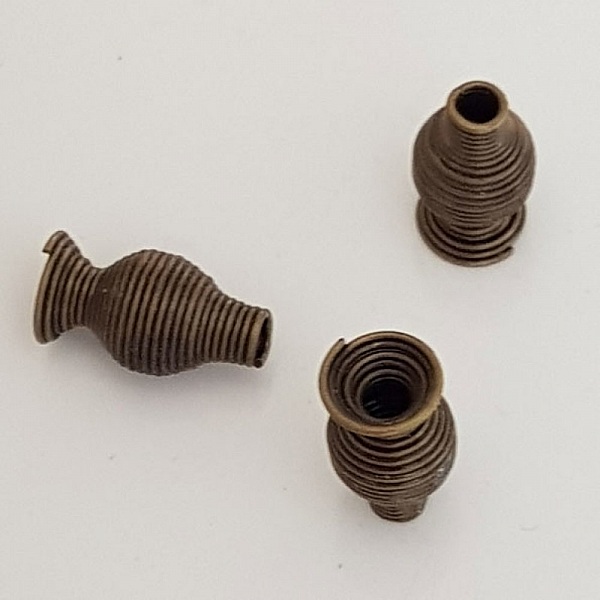 Coupelle C&ocirc;ne calotte Spirale N&deg;10 Bronze.
