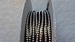 Cuir Miroir Bronze de 06 mm Strass Swarovski par 20 cm