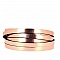 Cuir Miroir Dor&eacute; Ros&eacute; de 10 mm par 20 cm
