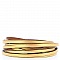 Cuir Or Mat de 05 mm Lisse par 20 cm