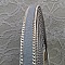 Cuir Plat Veau Gris 10 mm par 20 cm peau et cha&icirc;ne